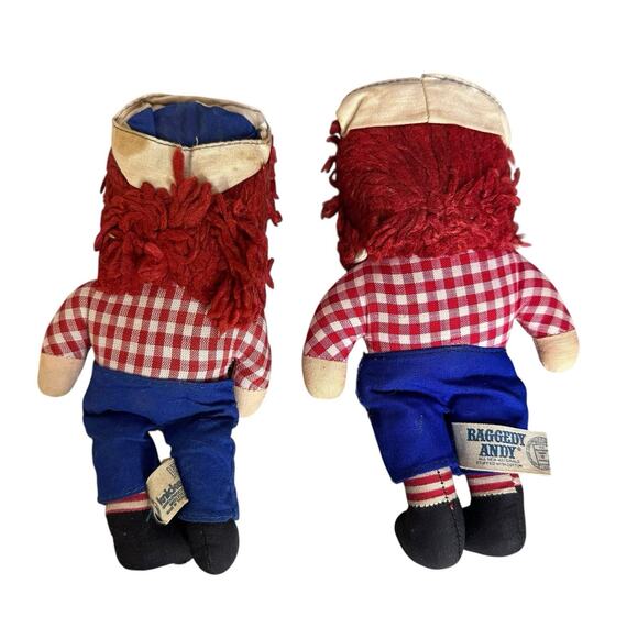 Vintage Knickerbocker 7 inch Raggedy Ann And Andy Small Dolls Lot of 4 - Picture 6 of 10